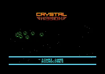 Crystal Mission (UK,F) (1991) (Version Basic 1.1) (PD) screen shot title